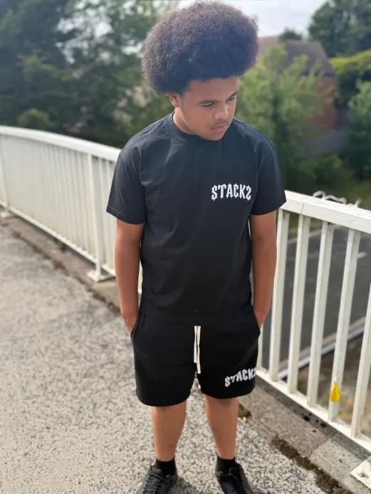 Stackz Cash Short Set - Black
