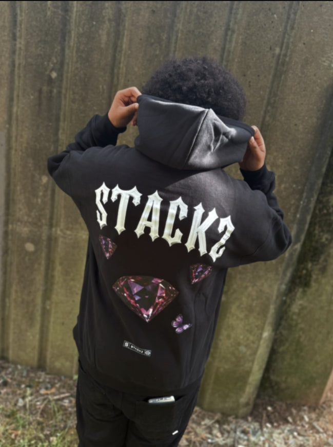 Stackz Jewels Hoodie - Black