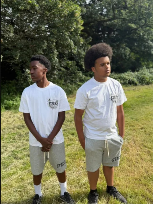 Stackz Summer Short Set - White
